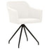 Swen Studio -  Swivel Dining Chairs 6 pcs Cream Fabric (UK/IE/FI/NO only) (3x331510)